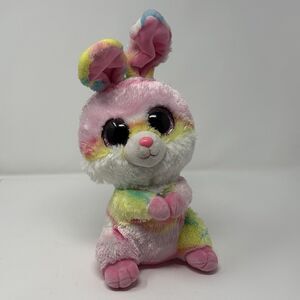 TY Beanie Boos - LOLLIPOP the Bunny (Glitter Eyes) (6 inch) - MWMTs Boo Toy